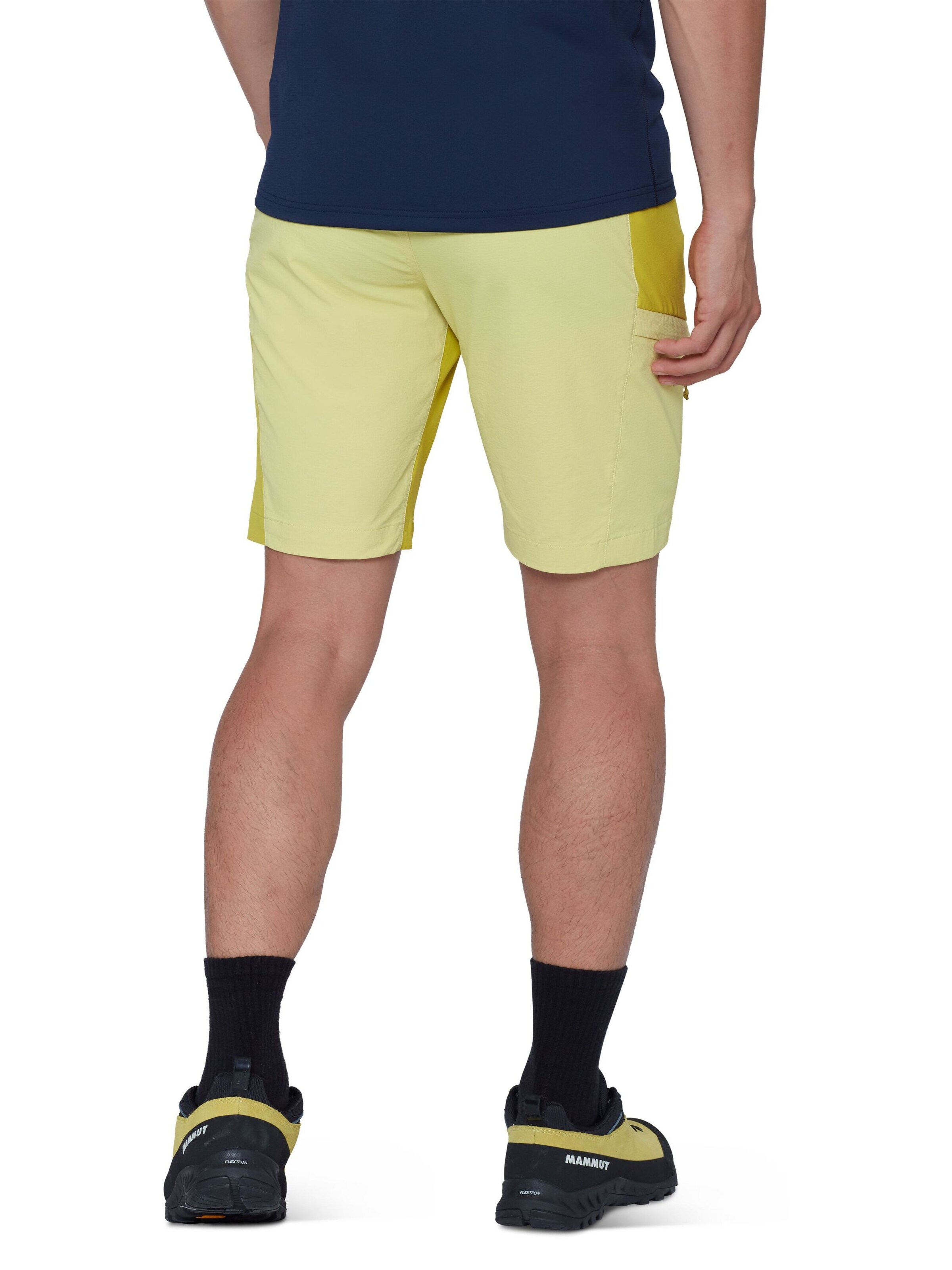 MAMMUT Regular Outdoor Pants 'Ducan' in Yellow