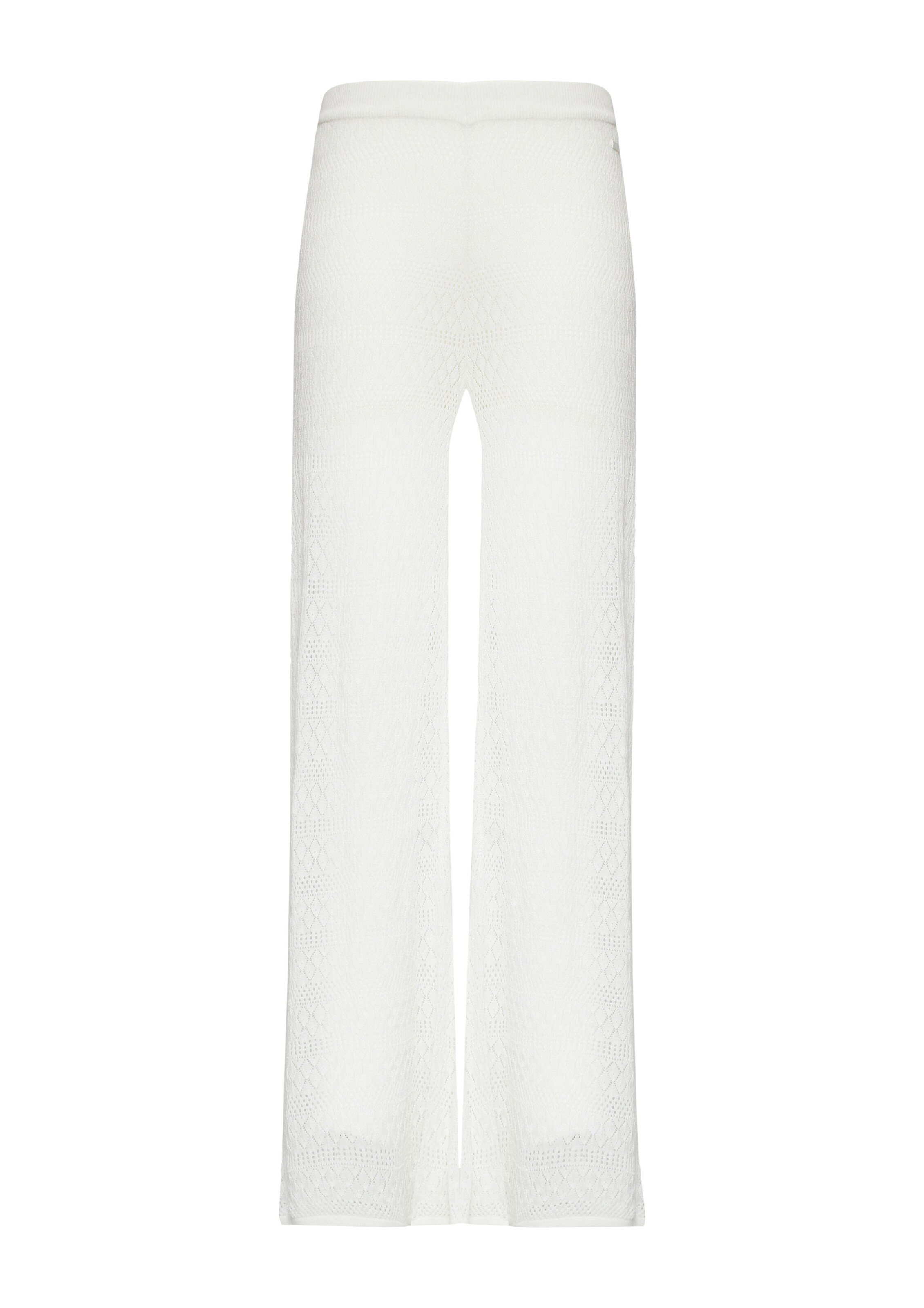 Wide Leg Pantalon QS en beige : devant