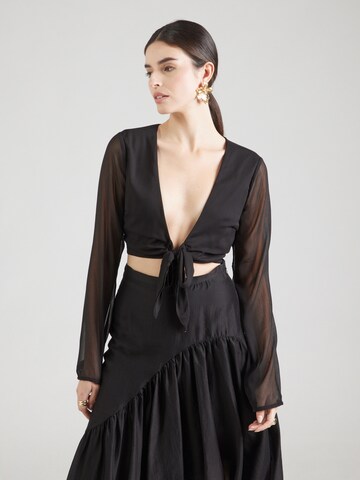 ONLY Bluse 'ONLASTA' in Schwarz: Vorderseite