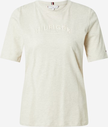 TOMMY HILFIGER T-Shirt in Beige: predná strana