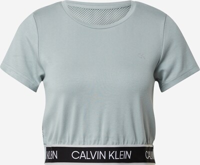 Tricou funcțional Calvin Klein Performance pe verde / negru / alb, Vizualizare produs