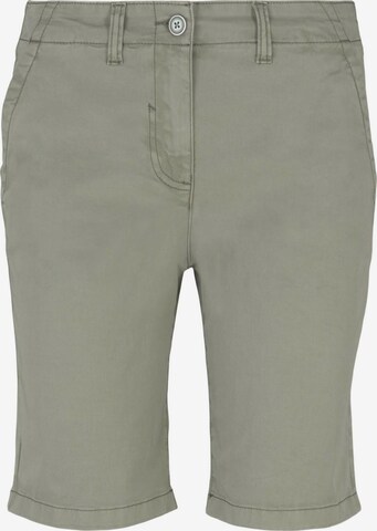 TOM TAILOR Loose fit Chino Pants in Green: front