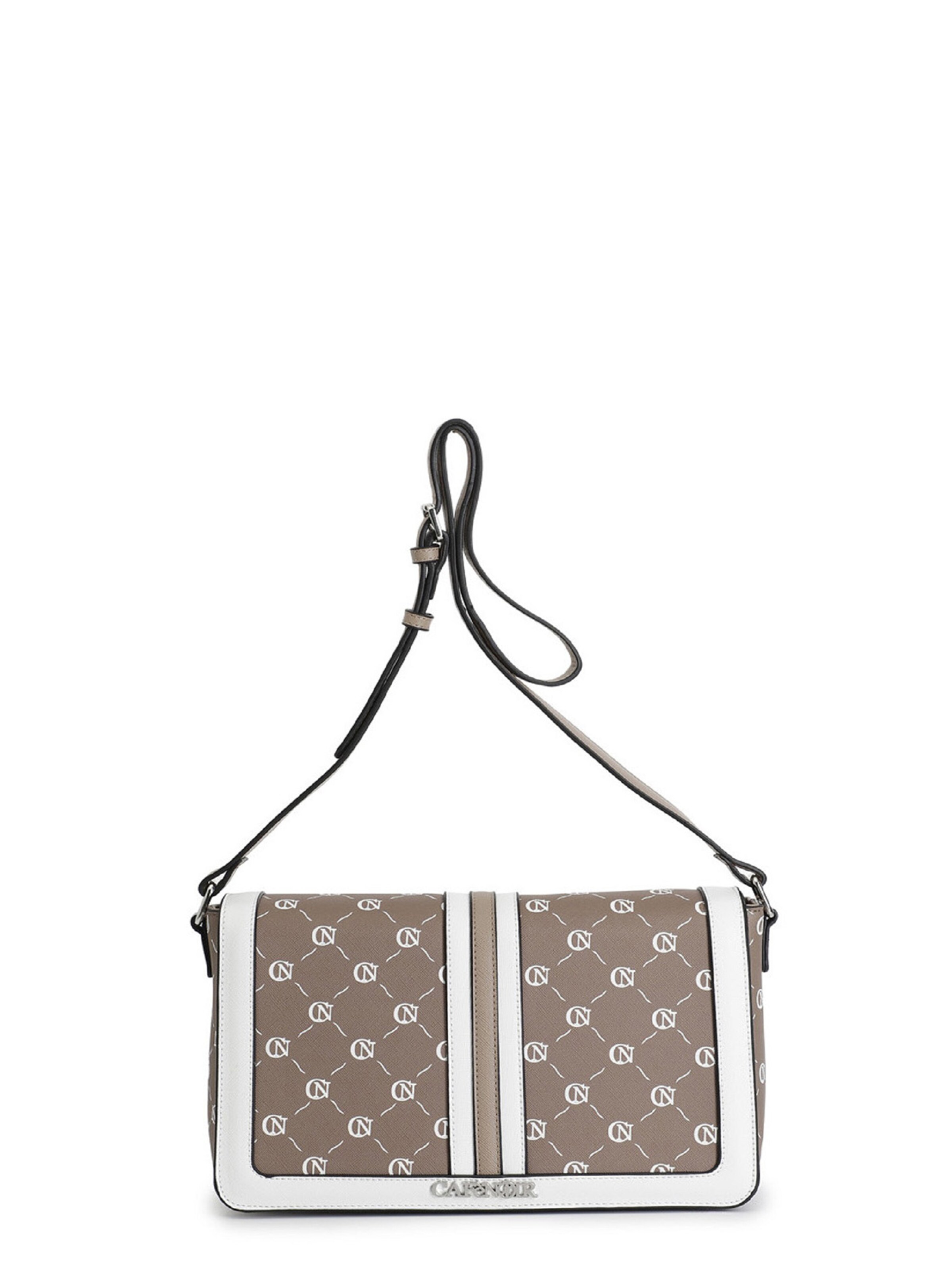 CAFè NOIR Crossbody bag in Grey: front