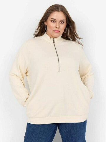 Wasabi Concept Collegepaita 'Sabina' värissä beige: etupuoli