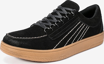 ALLTHEMEN Schnürschuh 'Anklang' in Schwarz: Vorderseite
