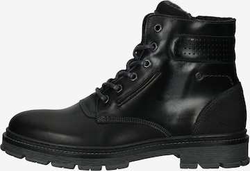 BULLBOXER Lace-Up Boots in Black