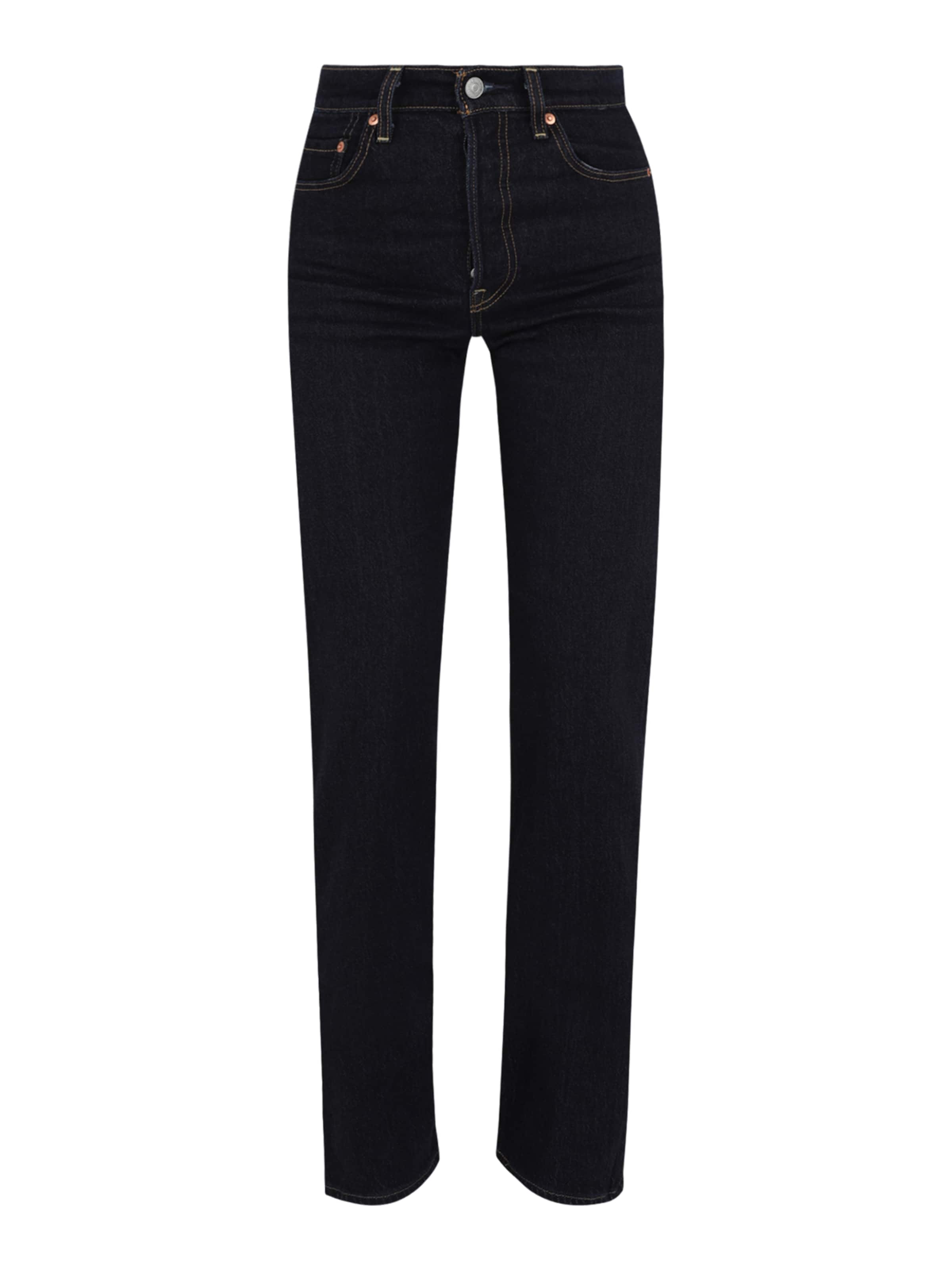 LEVI'S ® Дънки 'Ribcage Full Length' в синьо: отпред