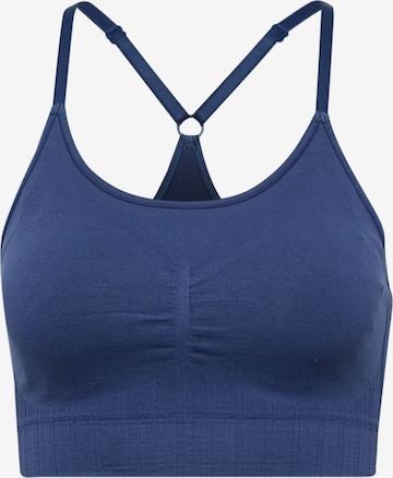 Hummel Sport-BH 'MT Define' in Blau: Vorderseite