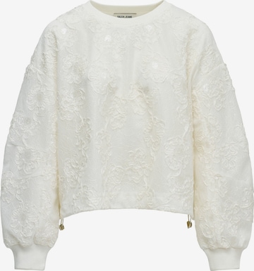 Pull-over Salsa Jeans en beige : devant