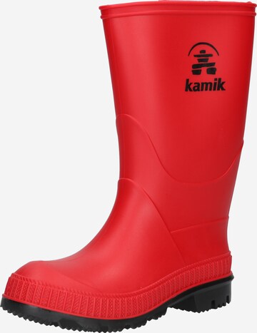 Kamik Boots 'STOMP' in Rood: voorkant