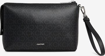 Calvin Klein Cosmetic Bag in Black: front