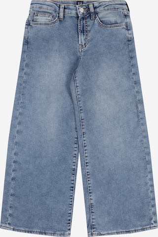 mėlyna GAP Plačios klešnės Džinsai: priekis