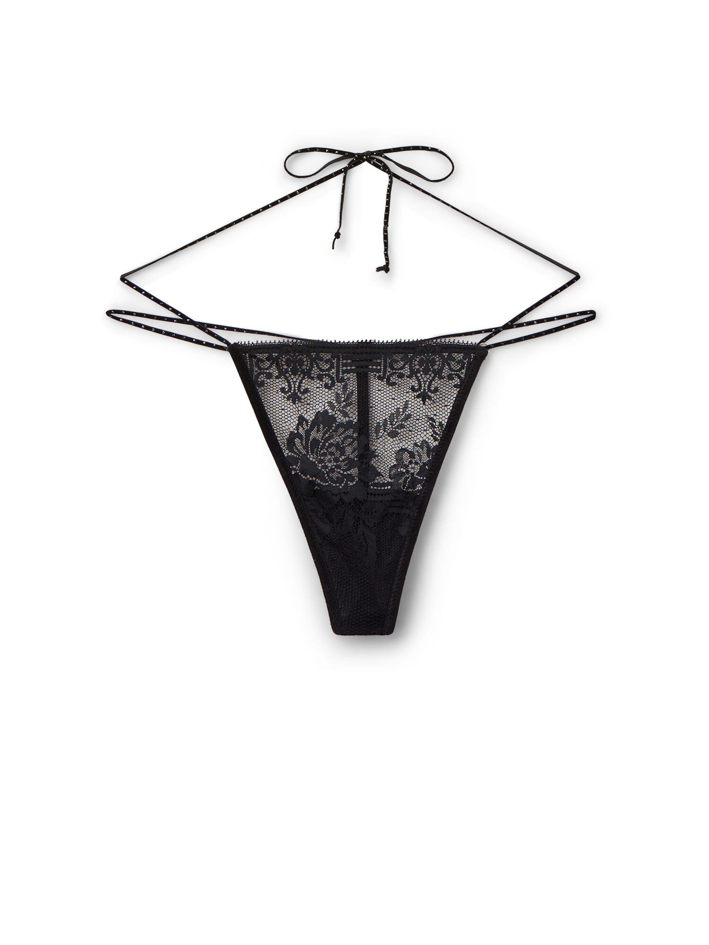 INTIMISSIMI String 'LA FEMME FATALE' in Schwarz: Vorderseite