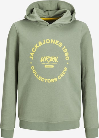 Jack & Jones Junior Sweatshirt 'Simon' in Grün: Vorderseite