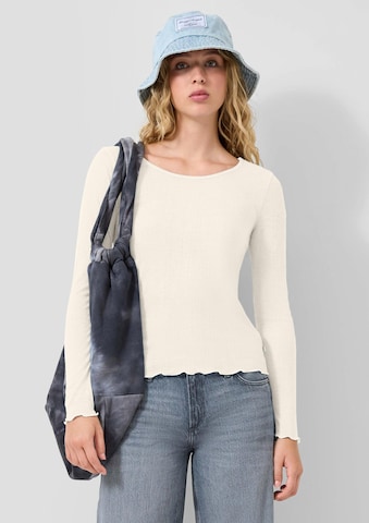 QS Shirt in Beige: front