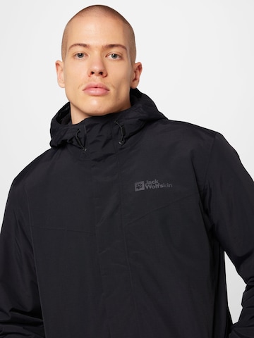 JACK WOLFSKIN Funktionsjacke in Schwarz