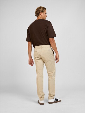 yazubi Slim fit Chino Pants 'Dustin' in Beige