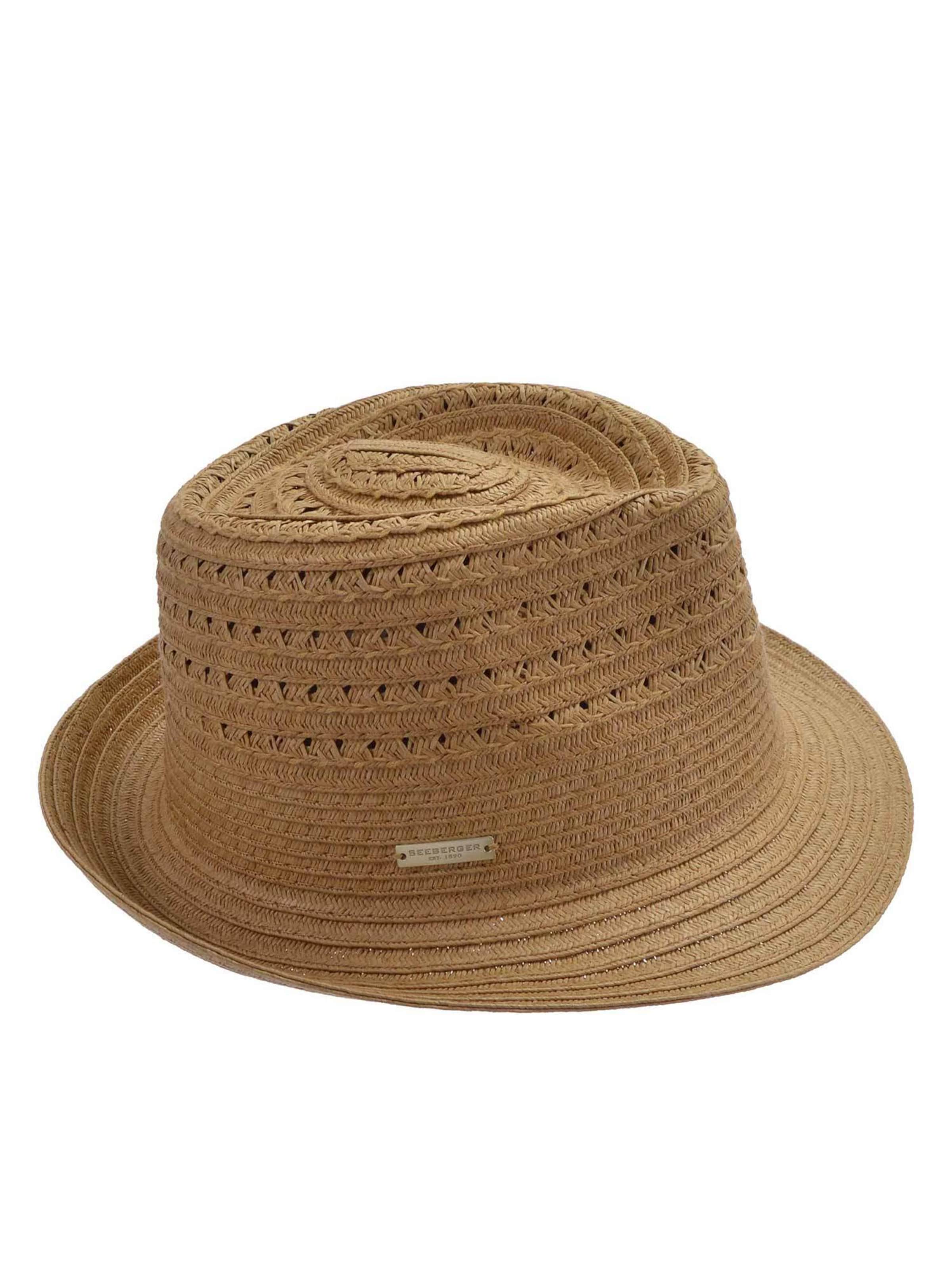 Seeberger Hat 'Hut' in Brown: front