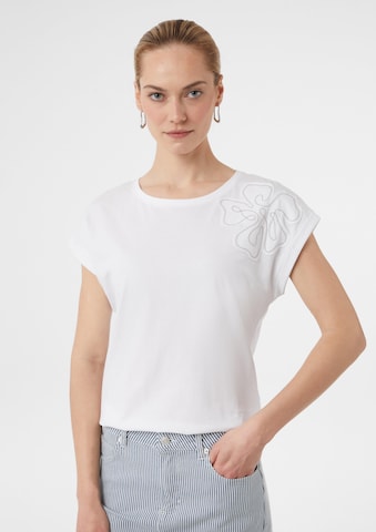 comma casual identity T-Shirt in Weiß: Vorderseite