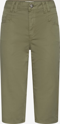 Pulz Regular Broek 'PZEVELYN' in Groen: voorkant