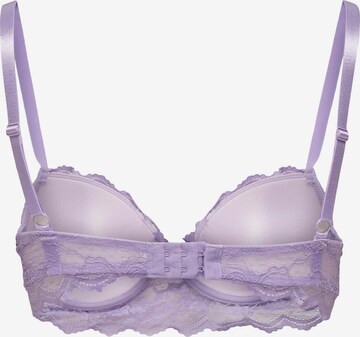 ONLY Push-up Bra 'Sara' in Purple