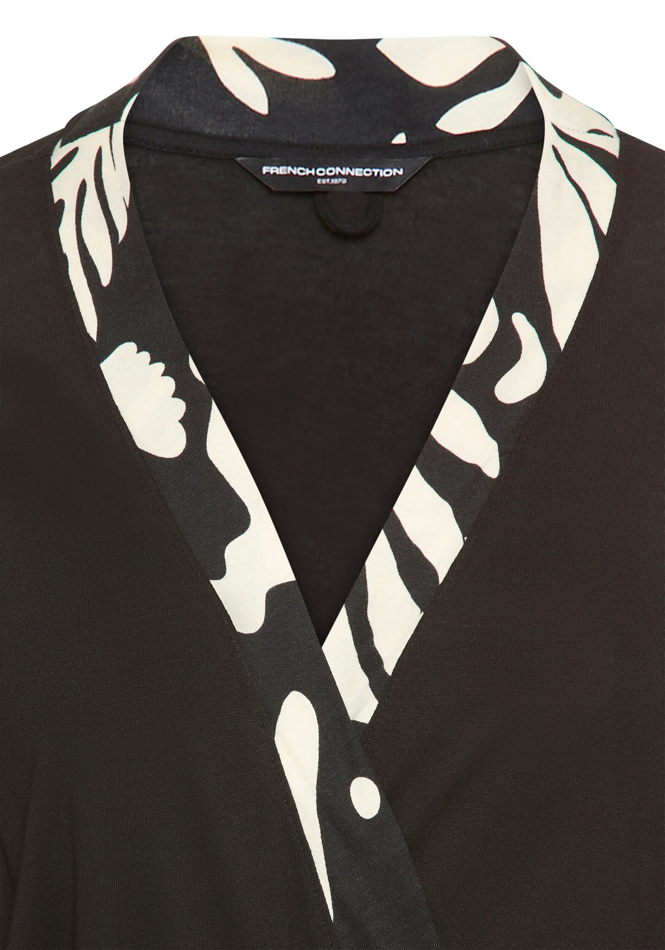 FRENCH CONNECTION Hálóköntösök - fekete