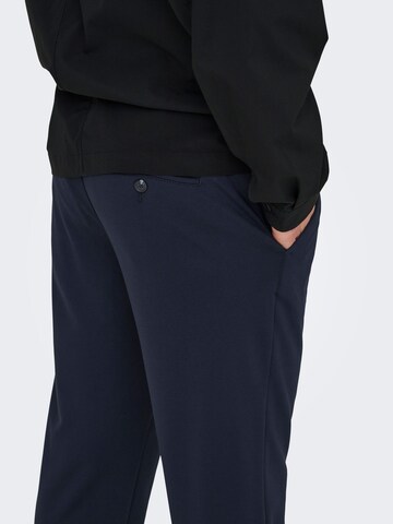Regular Pantalon chino 'ONSMARK' Only & Sons en bleu