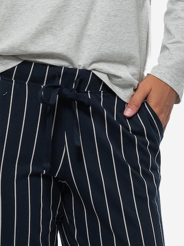 SCHIESSER Pajama 'Cotton' in Grey