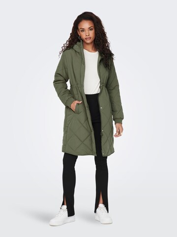 JDY Between-seasons coat 'Diana' in Green