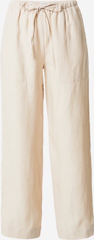 Marc O'Polo Loosefit Broek in Beige: voorkant