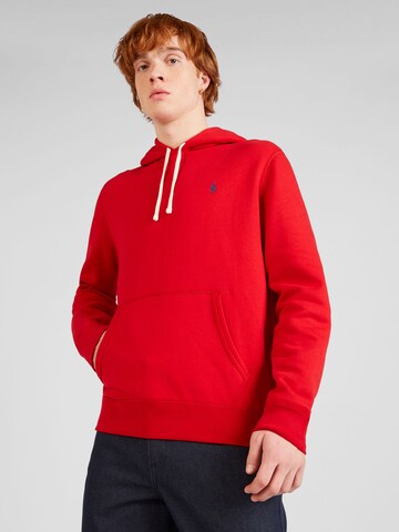 Sweat-shirt Polo Ralph Lauren en rouge : devant