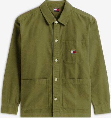Giacca di mezza stagione 'Essential' di Tommy Jeans in verde: frontale