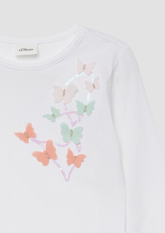 s.Oliver Shirt in Weiß