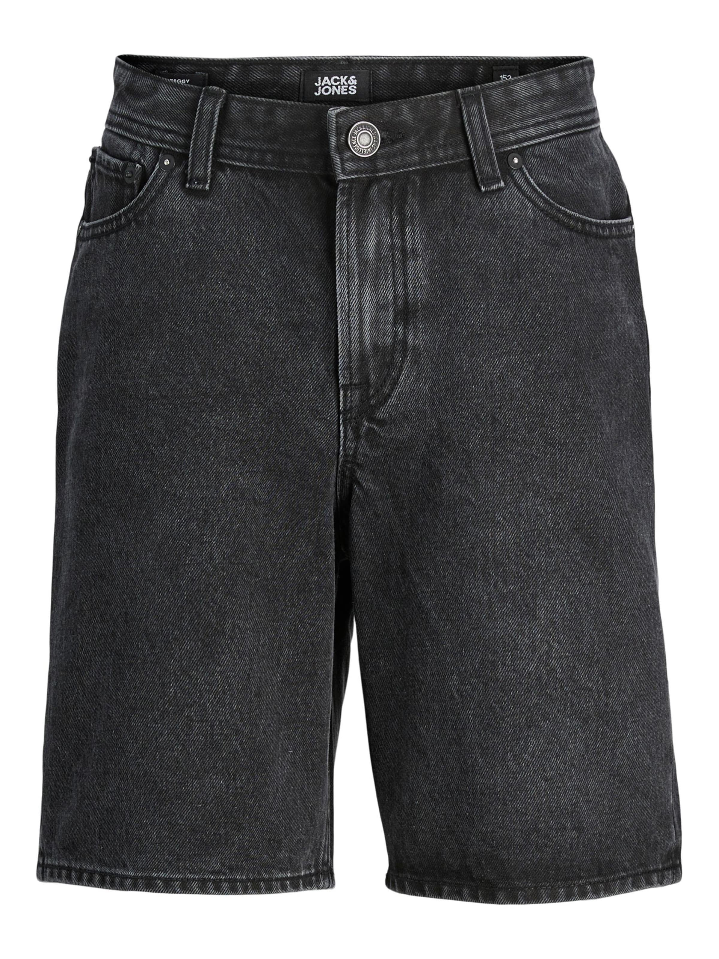 Jack & Jones Junior Regular Jeans in Zwart: voorkant
