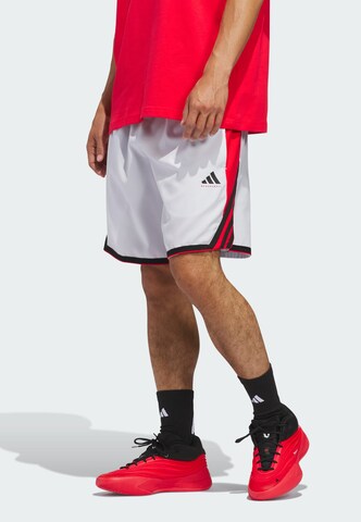 ADIDAS PERFORMANCE Loose fit Sports trousers in Grey: front