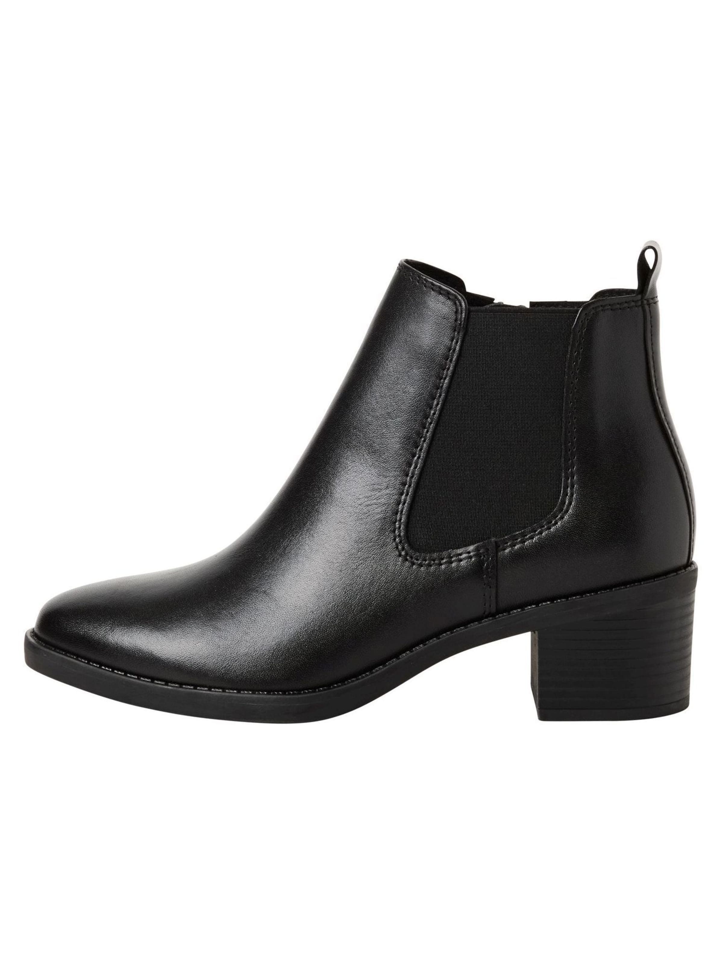 MARCO TOZZI Chelsea boots in Zwart