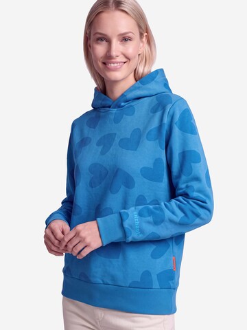 salzhaut Sweatshirt 'Dacklattn' in Blauw: voorkant