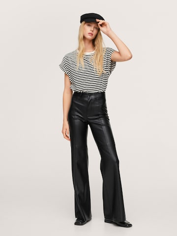 MANGO Flared Hose 'Holborn' in Schwarz