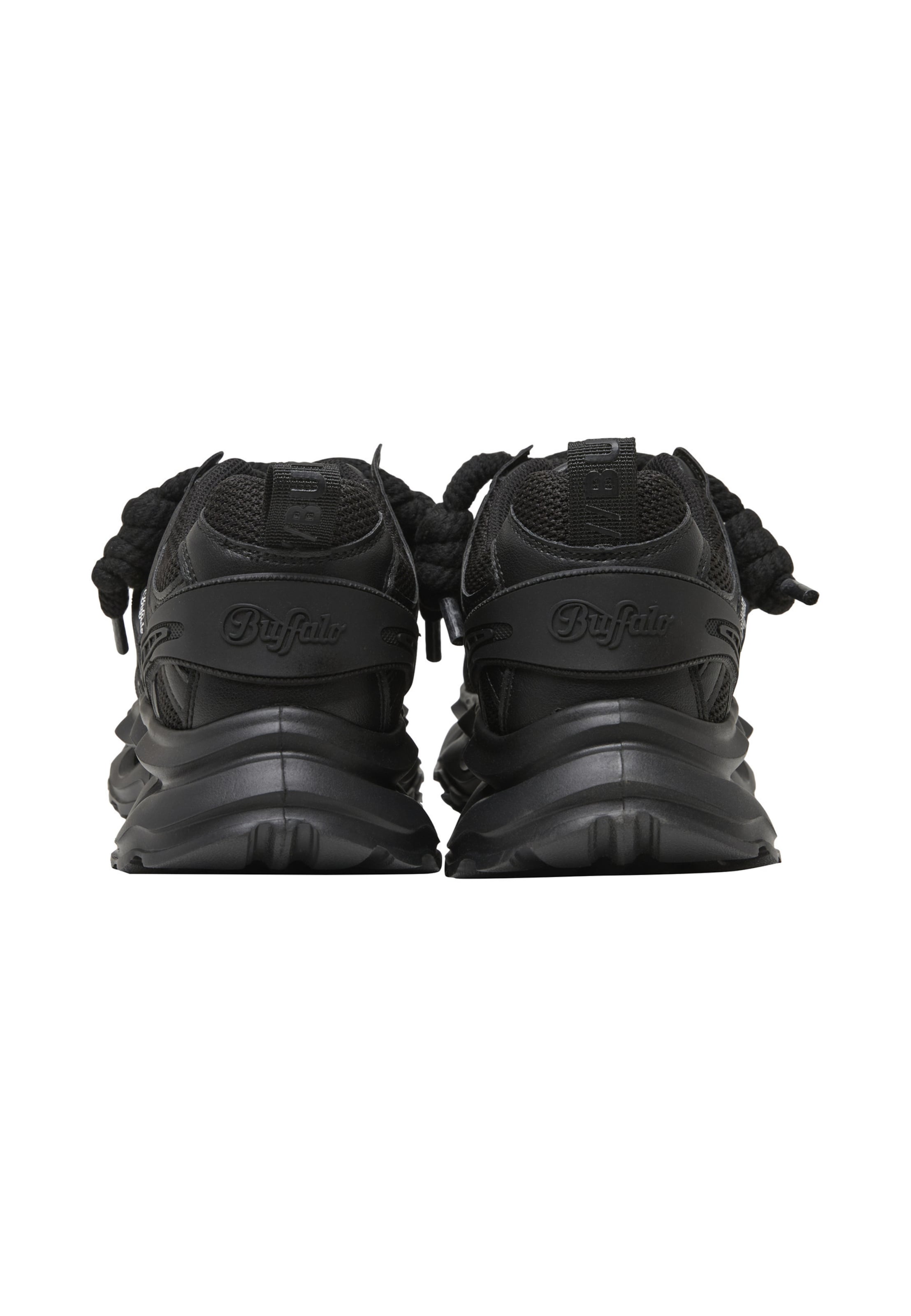 BUFFALO Låg sneaker 'Malaga' i svart
