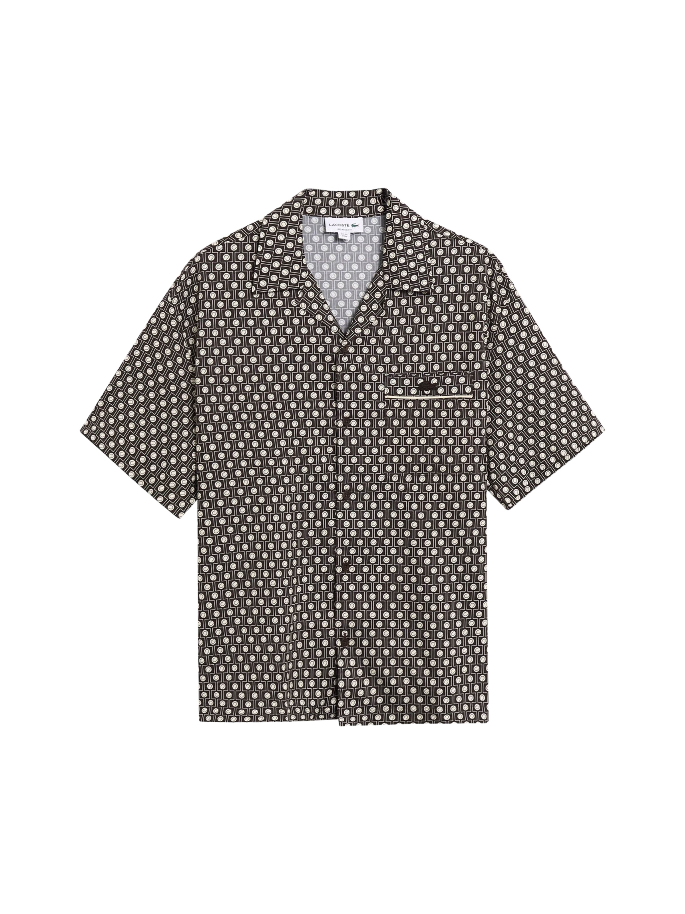 LACOSTE Hemd in Braun: Vorderseite