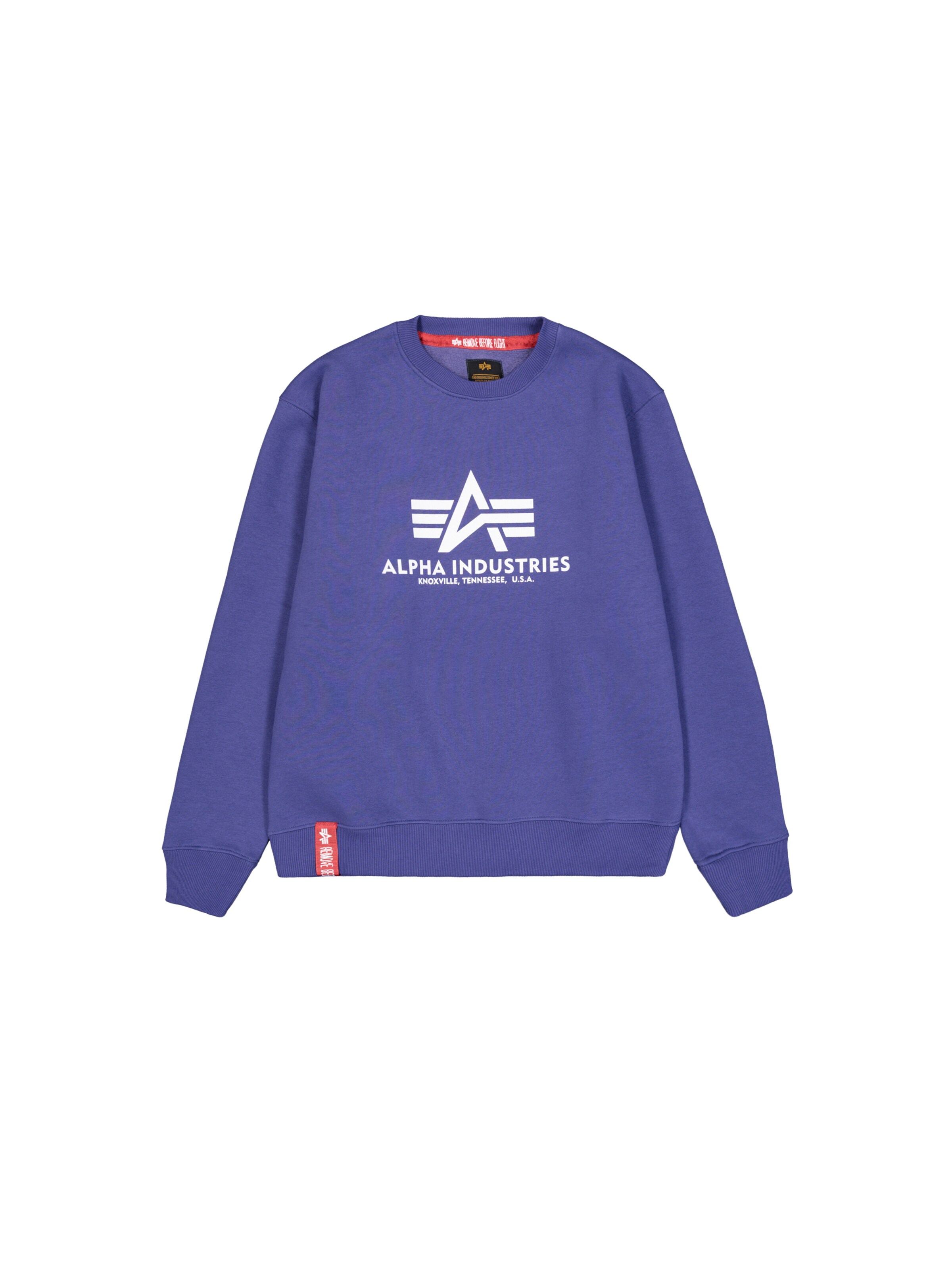 ALPHA INDUSTRIES Sweatshirt in Purple: front