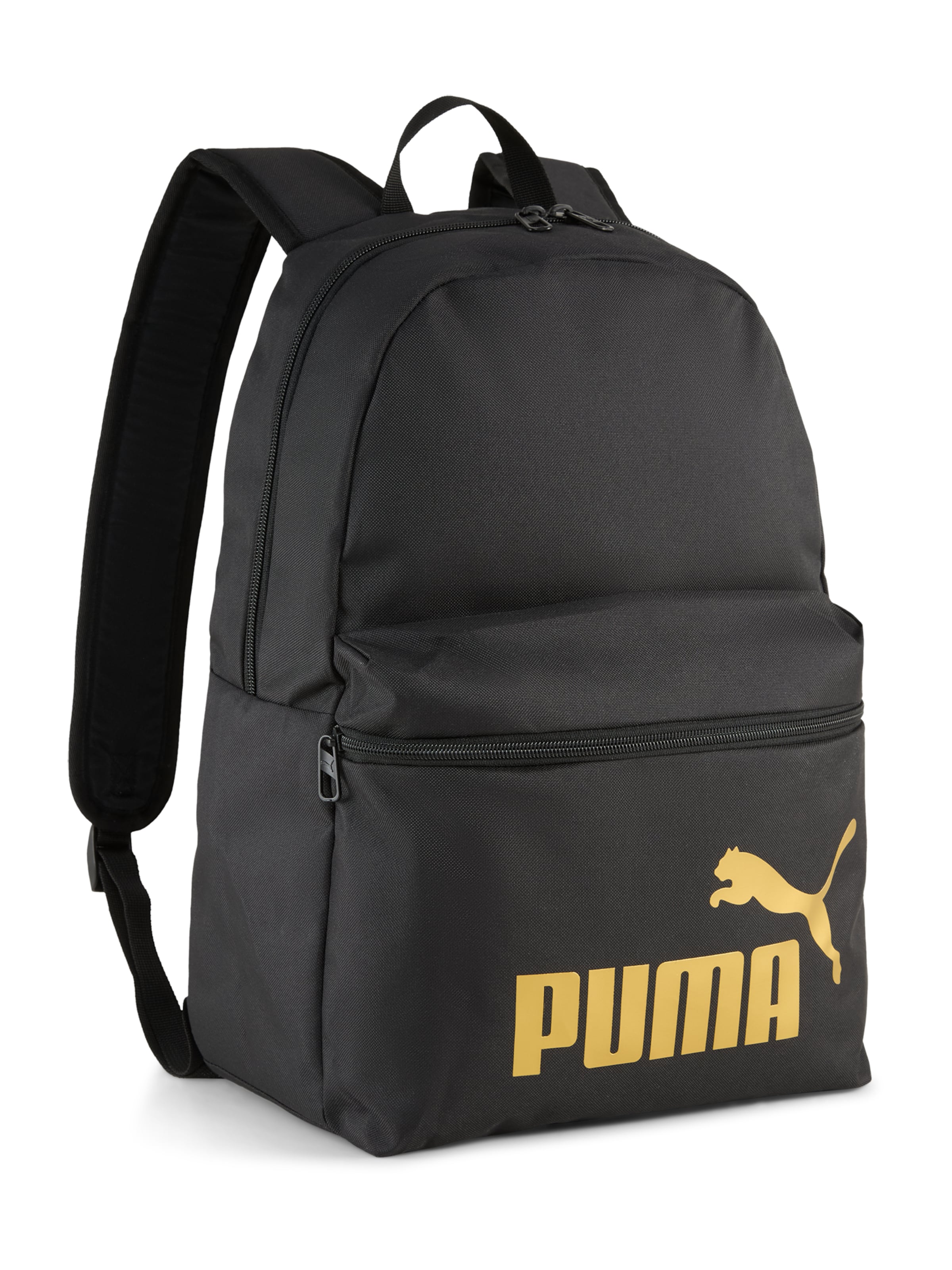 PUMA Σακίδιο πλάτης 'Phase' σε χρυσοκίτρινο / μαύρο, Άποψη προϊόντος