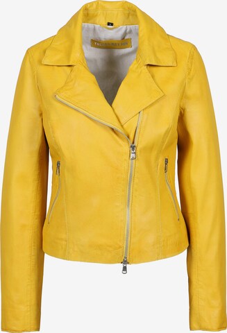 Veste mi-saison FREAKY NATION en jaune : devant