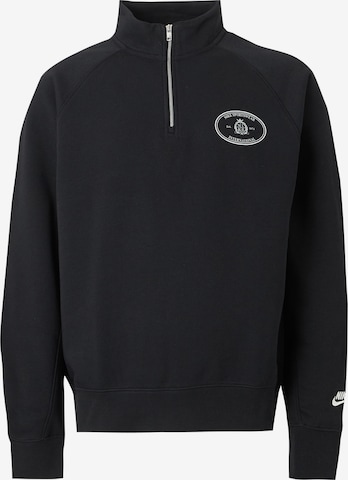 juoda Nike Sportswear Megztinis be užsegimo 'Sportswear Club': priekis
