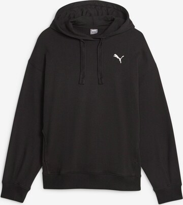 PUMA Athletic Sweatshirt in Black: front