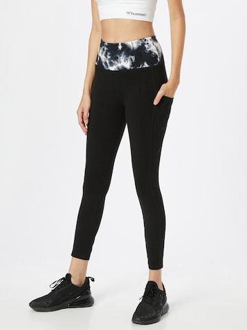 Skinny Pantalon de sport 'TINA' Marika en noir : devant