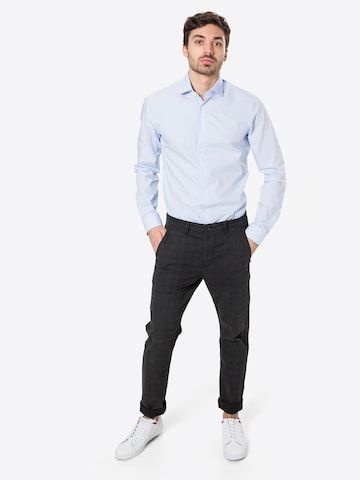 Slim fit Camicia business di Michael Kors in blu