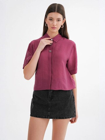 Camicia da donna di MixRay in lilla