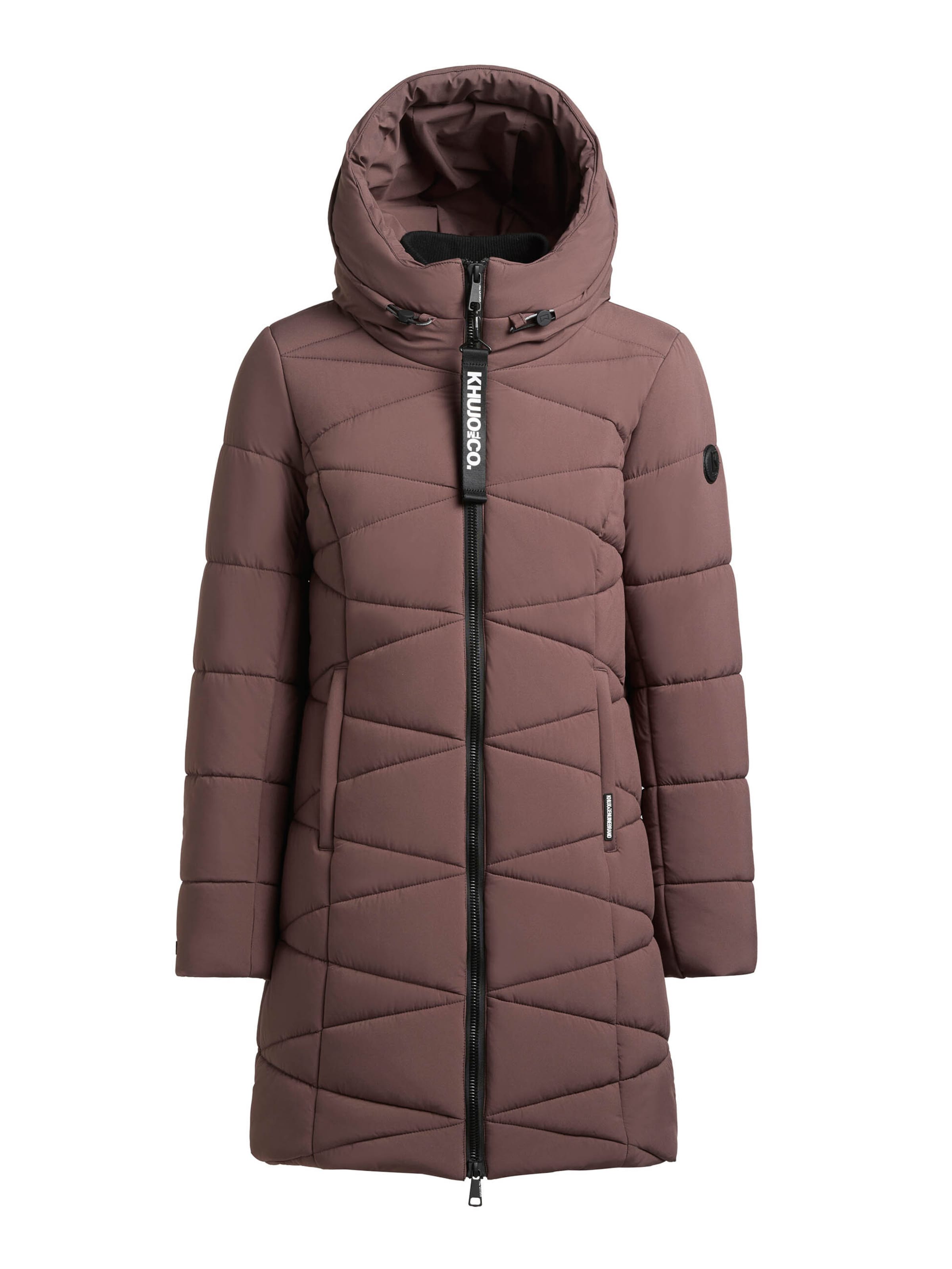 Manteau d’hiver 'Tiff' khujo en violet : devant