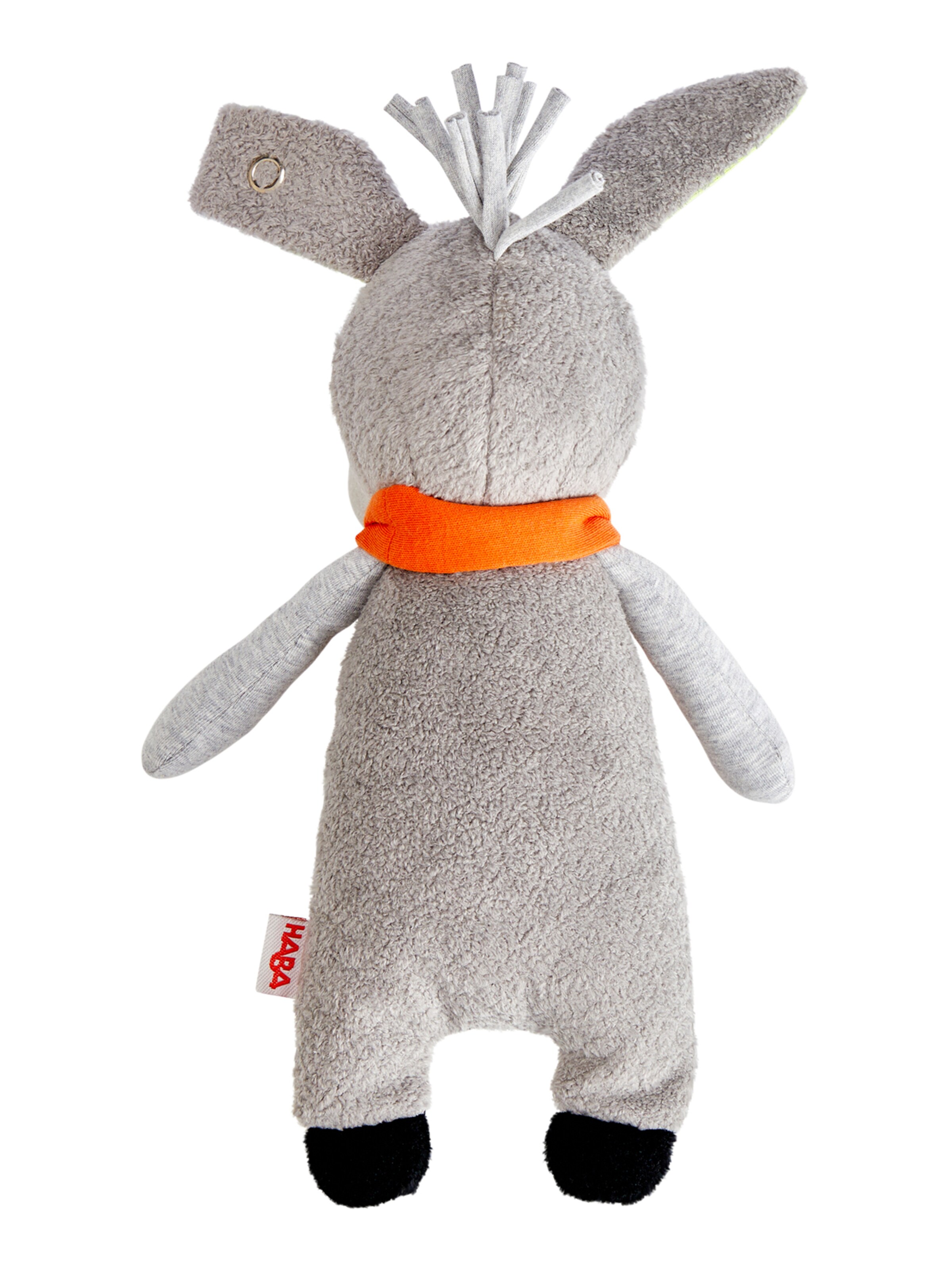 Animaux en peluche ' Schnullertier ' HABA en gris : devant